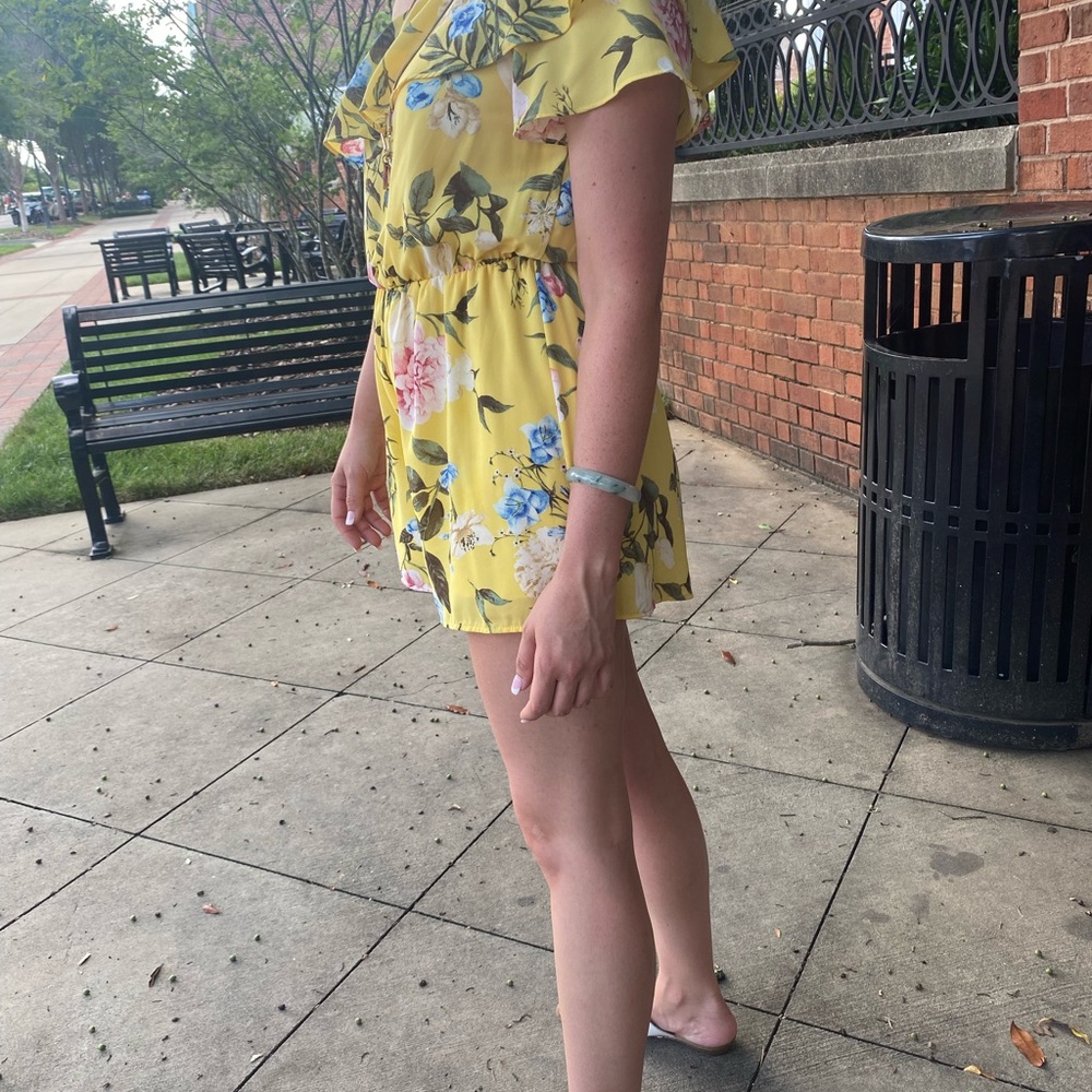 Everly Floral Romper